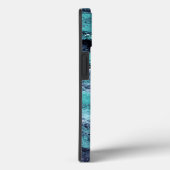 Coques Case-Mate iPhone Tourbillon Vert Noir (Verso / Droite)