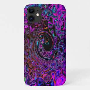 Case-Mate iPhone Case Tourbillonnement Liquide Rétro Noir et Magenta
