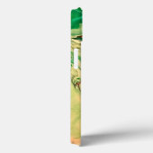 Coques Case-Mate iPhone Tourbillons de marbre vert et or (Verso / Droite)