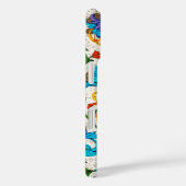 COQUES Case-Mate iPhone TOURBILLONS FLEURS BLEUS FLORENTINS RENAISSANCE,FL (Verso / Droite)