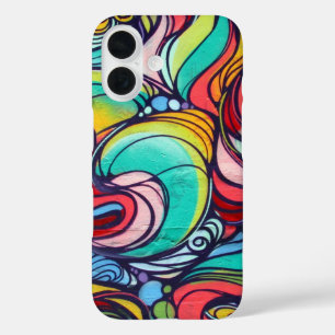 Coques iPhone 16 tourbillons rétro