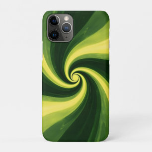 Case-Mate iPhone Case Tourbillons verts et jaunes