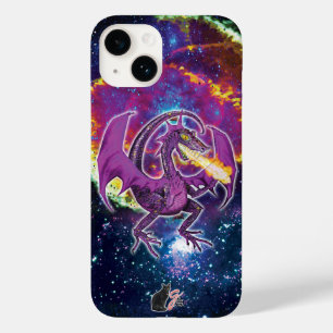 Coque Pour iPhone 14 Tourmaline Dragon Cosmique Coque-coque iphone Mate
