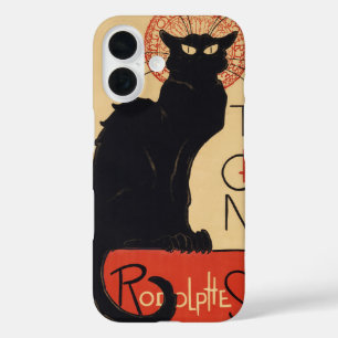 Coques iPhone 16 Tournée du Chat Noir Vintage Black Cat Art Nouveau