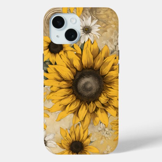 Coques Case-Mate iPhone Tournesol (Verso)
