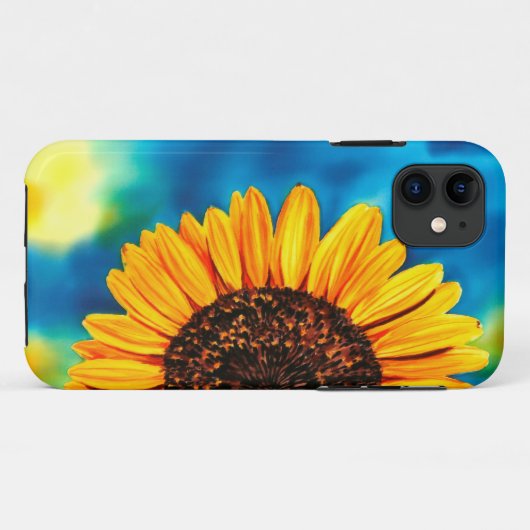 Coques Case-Mate iPhone Tournesol (Dos (Horizontal))