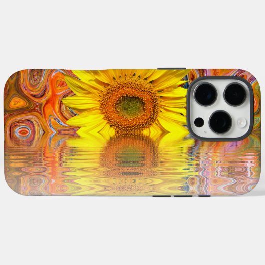 Coques Case-Mate iPhone Tournesol (Verso (horizontal))
