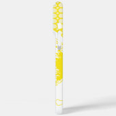 Coques Case-Mate iPhone Tournesol à l'aquarelle avec papillons (Verso / Gauche)
