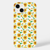 Coques Case-Mate iPhone Tournesol Abstrait (Verso)