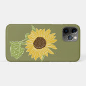 Coques Case-Mate iPhone Tournesol aquarelle (Dos (Horizontal))