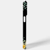 Coques Case-Mate iPhone Tournesol Aquarelle Florale Nom du script (Verso / Droite)