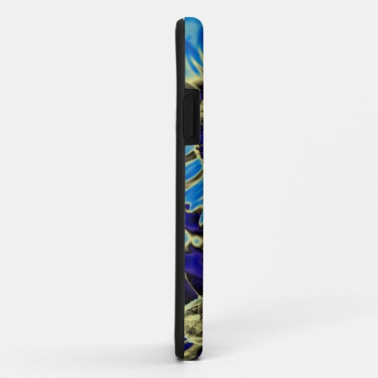 Coques Case-Mate iPhone Tournesol bleu 2 (Dos/Droite)