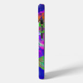 Coques Case-Mate iPhone Tournesol bleu Abstrait | retro funky (Verso / Gauche)