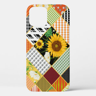 Case-Mate iPhone Case Tournesol Chamomile, Patchwork Aquarelle.