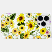 Coques Case-Mate iPhone Tournesol d'aquarelle 7 (Verso (horizontal))