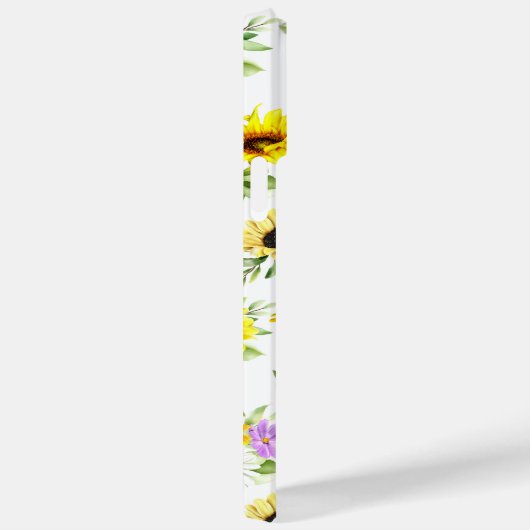 Coques Case-Mate iPhone Tournesol d'aquarelle 7 (Verso / Droite)