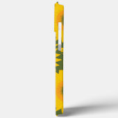 Coques Case-Mate iPhone Tournesol - Design floral jaune (Verso / Gauche)