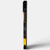 Coques Case-Mate iPhone Tournesol en noir (Verso / Gauche)