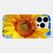 Coques Case-Mate iPhone Tournesol et abeilles sur le ciel bleu Cadeau coqu (Verso (horizontal))