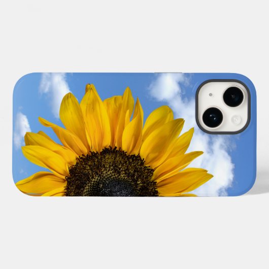 Coques Case-Mate iPhone Tournesol et ciel (Verso (horizontal))