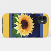 Coques Case-Mate iPhone tournesol jaune et bleu (Dos (Horizontal))
