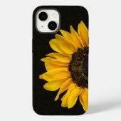 Coques Case-Mate iPhone Tournesol jaune sur tissu (Verso)
