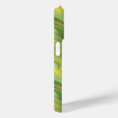 Coques Case-Mate iPhone Tournesol Jaune Wavy Texture (Verso / Droite)