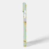 Coques Case-Mate iPhone Tournesol peint Turquoise jaune orangé (Verso / Gauche)
