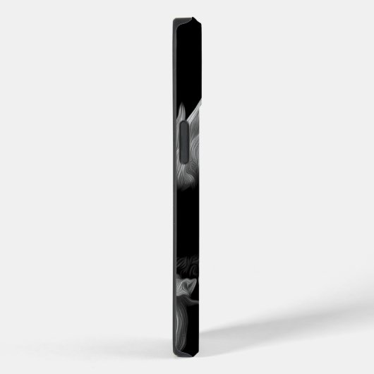 Coques Case-Mate iPhone Tournesol - Photographie d'art noir et blanc (Verso / Droite)