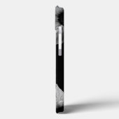 Coques Case-Mate iPhone Tournesol - Photographie d'art noir et blanc (Verso / Gauche)