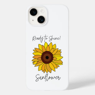Coque Pour iPhone 14 Tournesol Prêt À Briller Tournesol