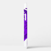 Coques Case-Mate iPhone Tournesol Purple Pop Art (Verso / Droite)