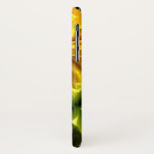 Coques Case-Mate iPhone Tournesol rétro funky abstrait, géométrie effrayan (Dos/Gauche)