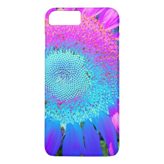 Coques Case-Mate iPhone Tournesol rose et violet bleu (Dos)