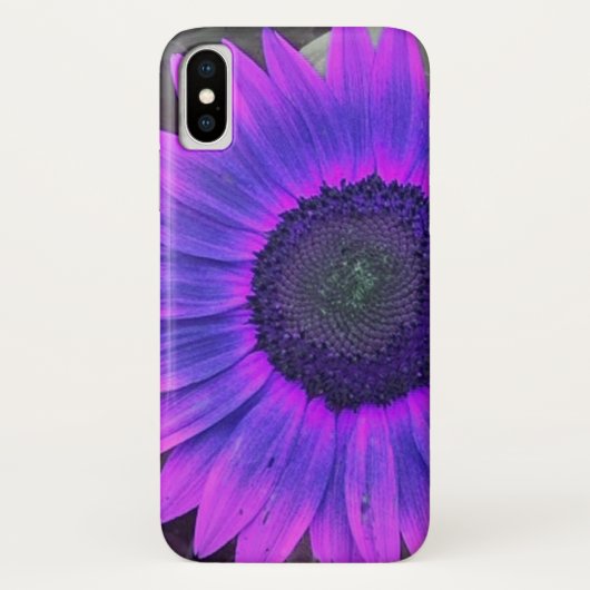 Coques Case-Mate iPhone Tournesol rose N violet (Dos)