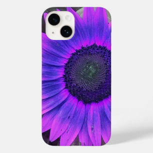 Coque Pour iPhone 14 Tournesol rose N violet