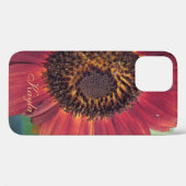 Coques Case-Mate iPhone Tournesol rouge *personnalisation* (Verso (horizontal))