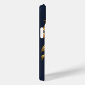 Coques Case-Mate iPhone Tournesol Rustique Bleu (Verso / Droite)
