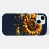 Coques Case-Mate iPhone Tournesol Rustique Bleu (Verso (horizontal))
