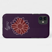 Coques Case-Mate iPhone Tournesol rustique contemporain (Dos (Horizontal))