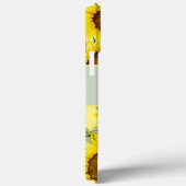 Coques Case-Mate iPhone Tournesol Rustique Jaune Aquarelle Brown Personnal (Verso / Droite)