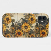 Coques Case-Mate iPhone Tournesol rustique Shabby Chic Fleur Floral (Dos (Horizontal))