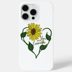 Coque iPhone 15 Pro Max Tournesol Tu es suffisant