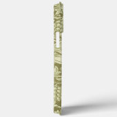 Coques Case-Mate iPhone Tournesol William Morris Vintage Olive Damask (Verso / Droite)