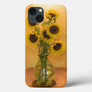 iPhone 13 Case Tournesols dans le vase du tableau 2