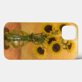 Coques Case-Mate iPhone Tournesols dans le vase du tableau 2 (Verso (horizontal))