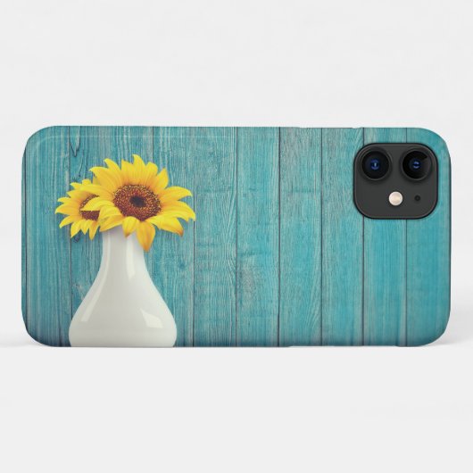 Coques Case-Mate iPhone Tournesols dans un vase (Dos (Horizontal))