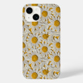 Coques Case-Mate iPhone Tournesols en cuir gravé (Verso)