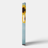 Coques Case-Mate iPhone Tournesols en vase sur table (Verso / Droite)