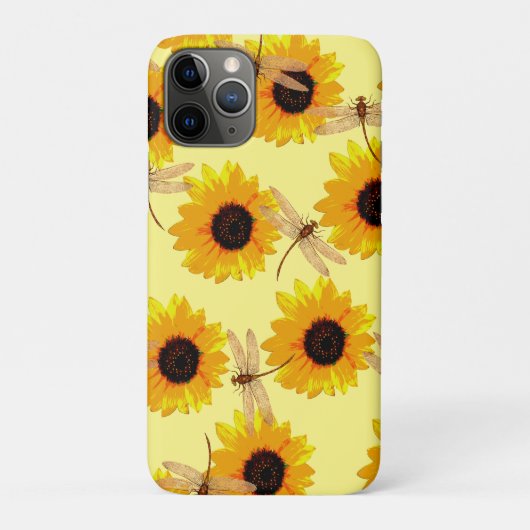 Coques Case-Mate iPhone Tournesols Et libellules, (Dos)